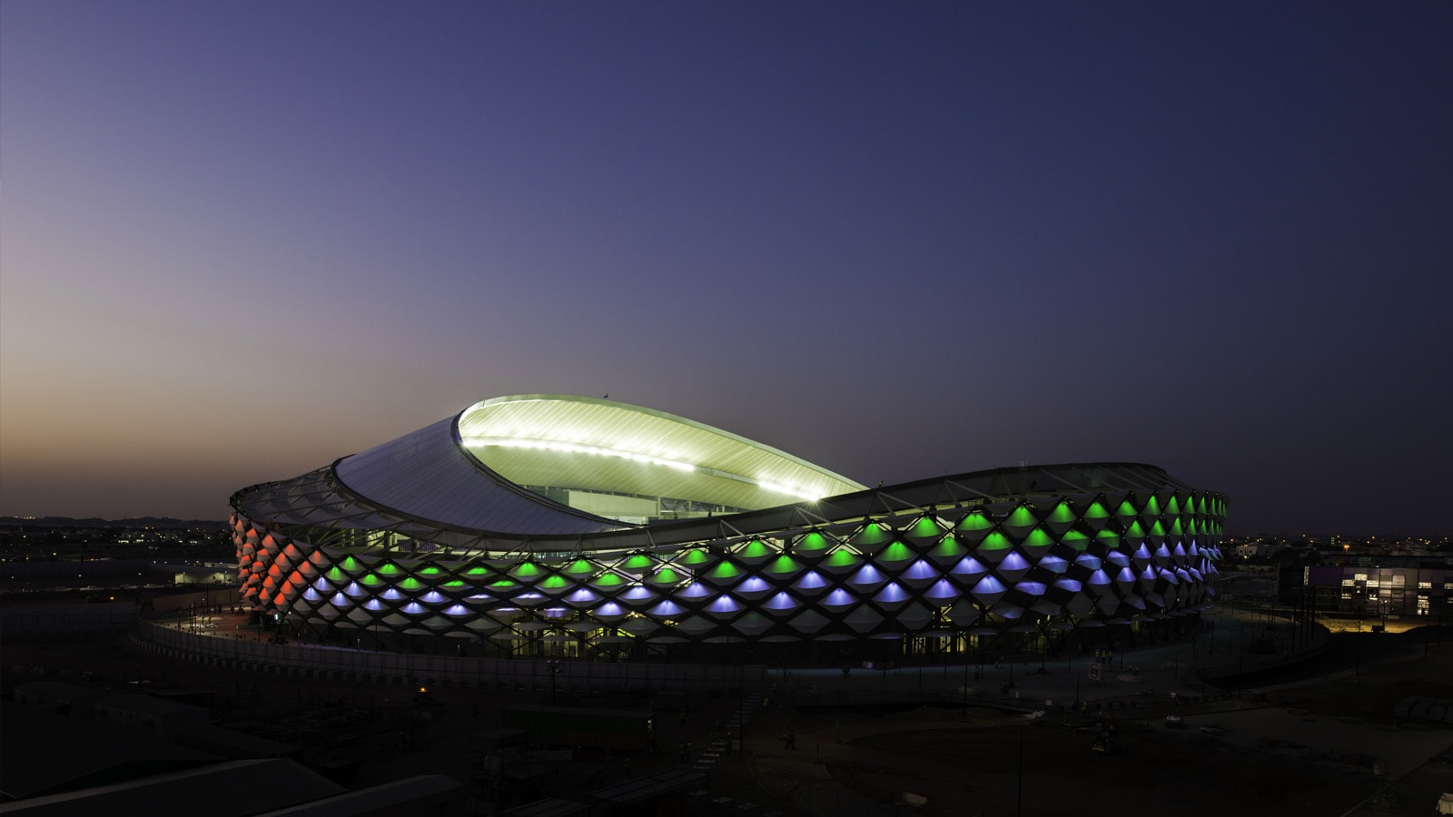 SACO ILLUMINATES ONE OF TODAY’S MOST STUNNING ARCHITECTURAL FEATS – THE HAZZA BIN ZAYED STADIUM, AL AIN CITY